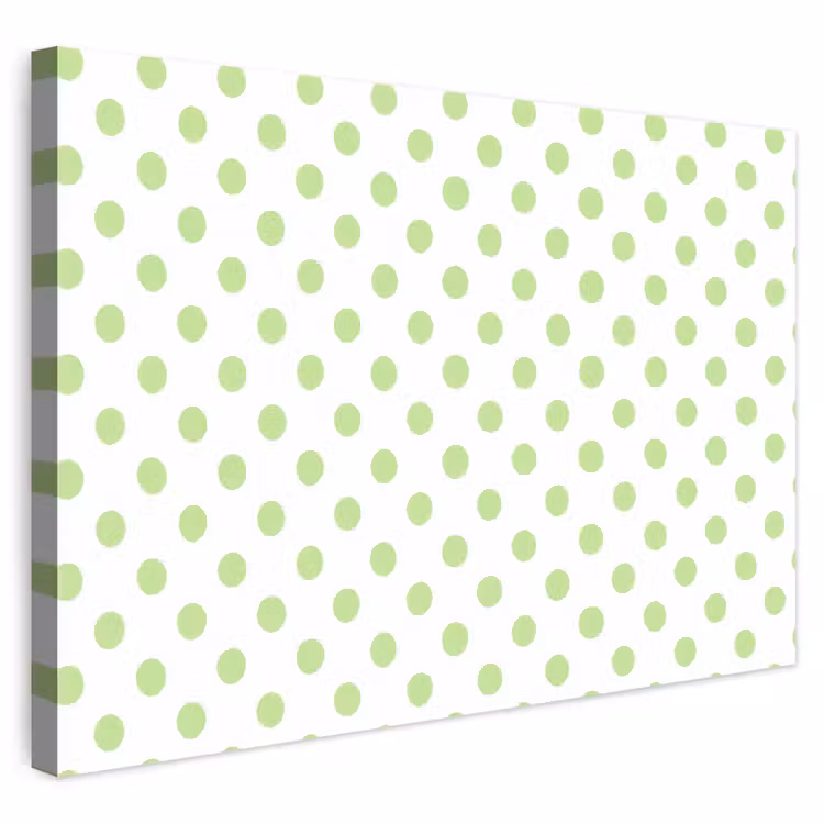 Buiten canvas - Dots - Klassiek - Groen — 1