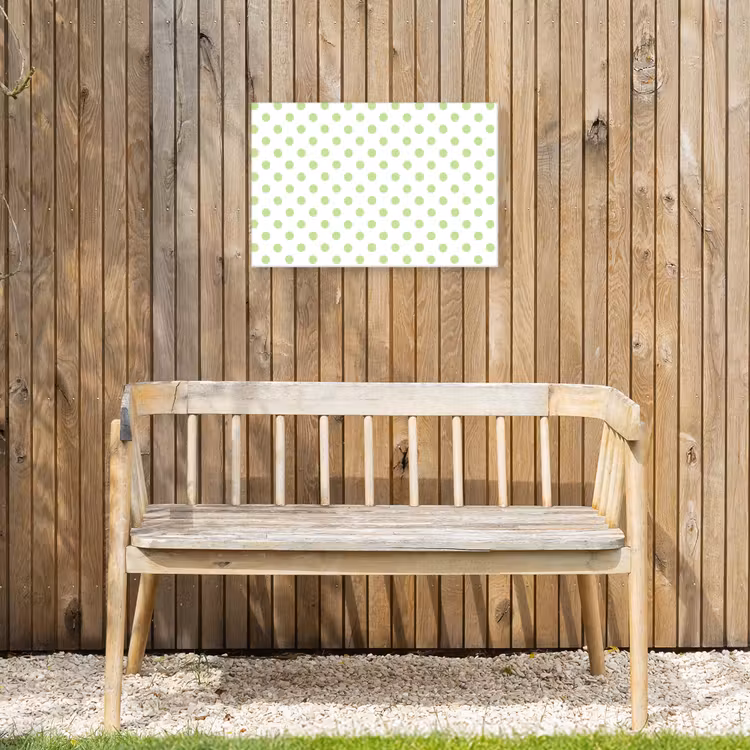 Buiten canvas - Dots - Klassiek - Groen — 3