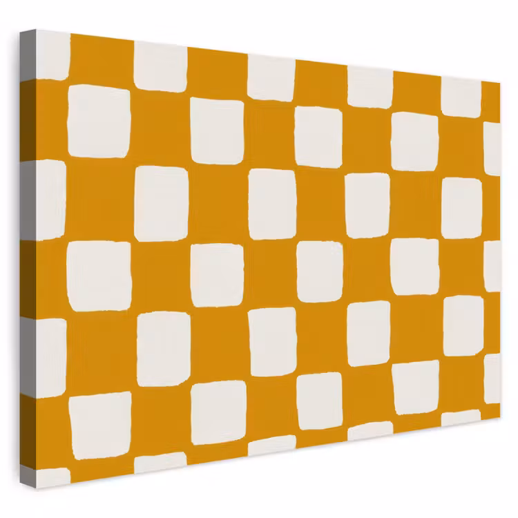 Buiten canvas - Grafisch - Patroon - Oker — 1