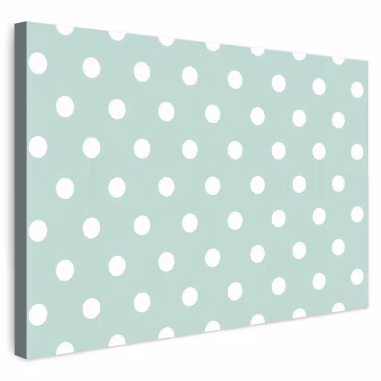 Buiten canvas - Klassiek - Polka - Groen — 1