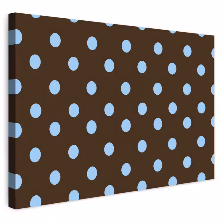 Buiten canvas - Klassiek - Stippen - Bruin — 1