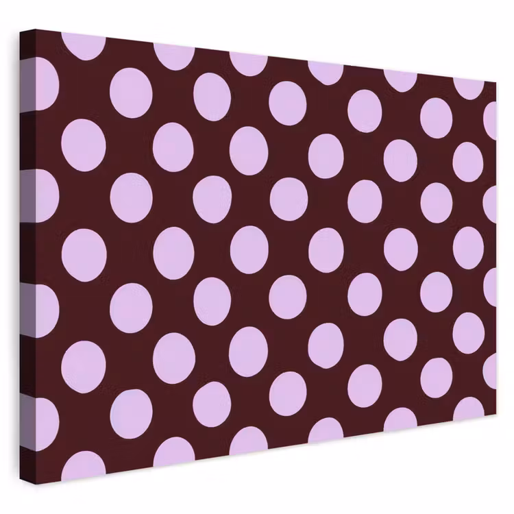 Buiten canvas - Klassiek - Stippen - Paars — 1