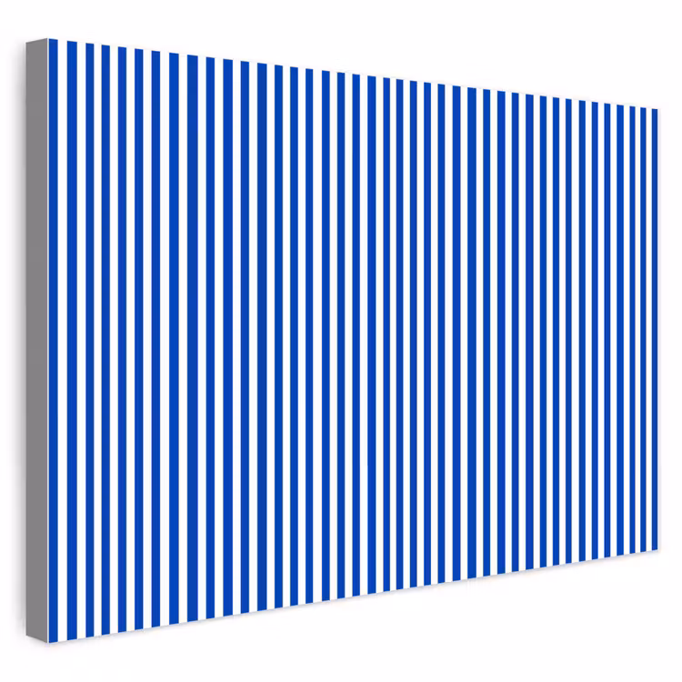 Buiten canvas - Klassiek - Strepen - Blauw — 1