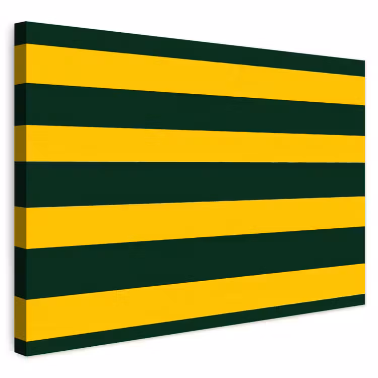 Buiten canvas - Klassiek - Strepen - Groen — 1