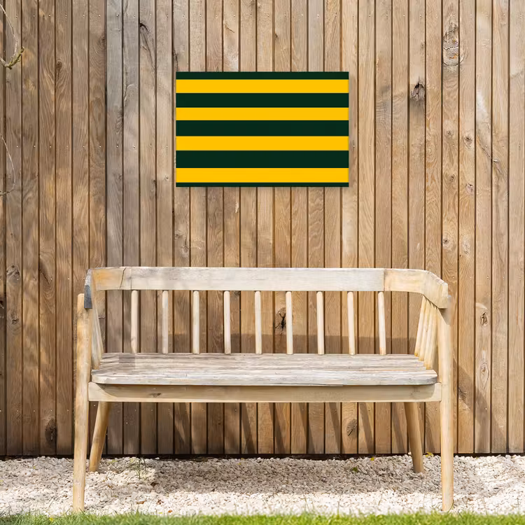 Buiten canvas - Klassiek - Strepen - Groen — 3