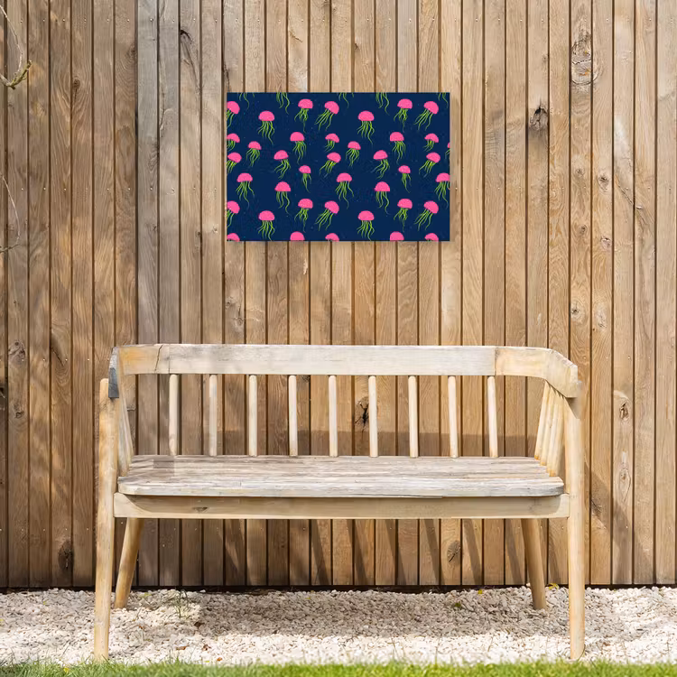 Buiten canvas - Kwallen - Diepzee - Neon — 3