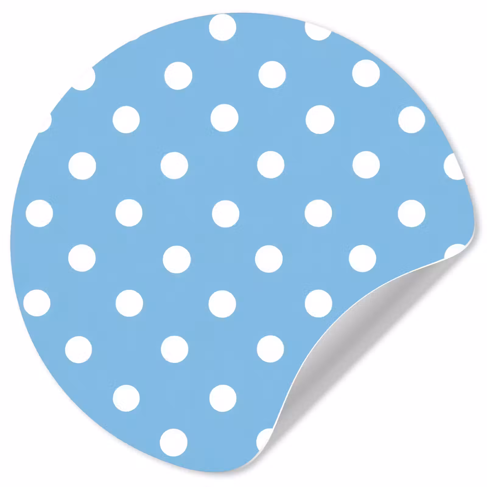 Behangcirkel - Polka - Dots - Blauw — 1