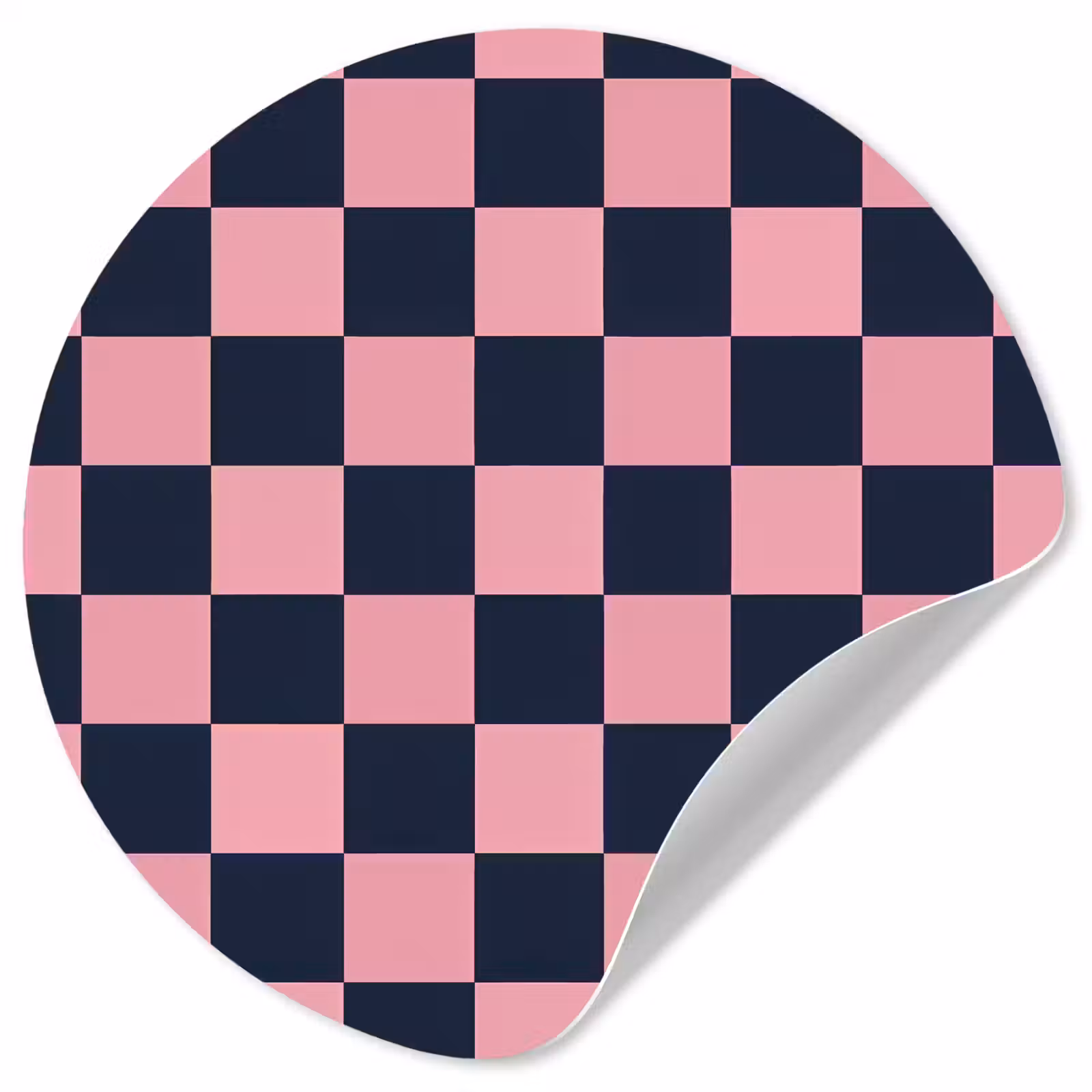 Behangcirkel - Traditioneel - Patroon - Blauw - Roze — 1