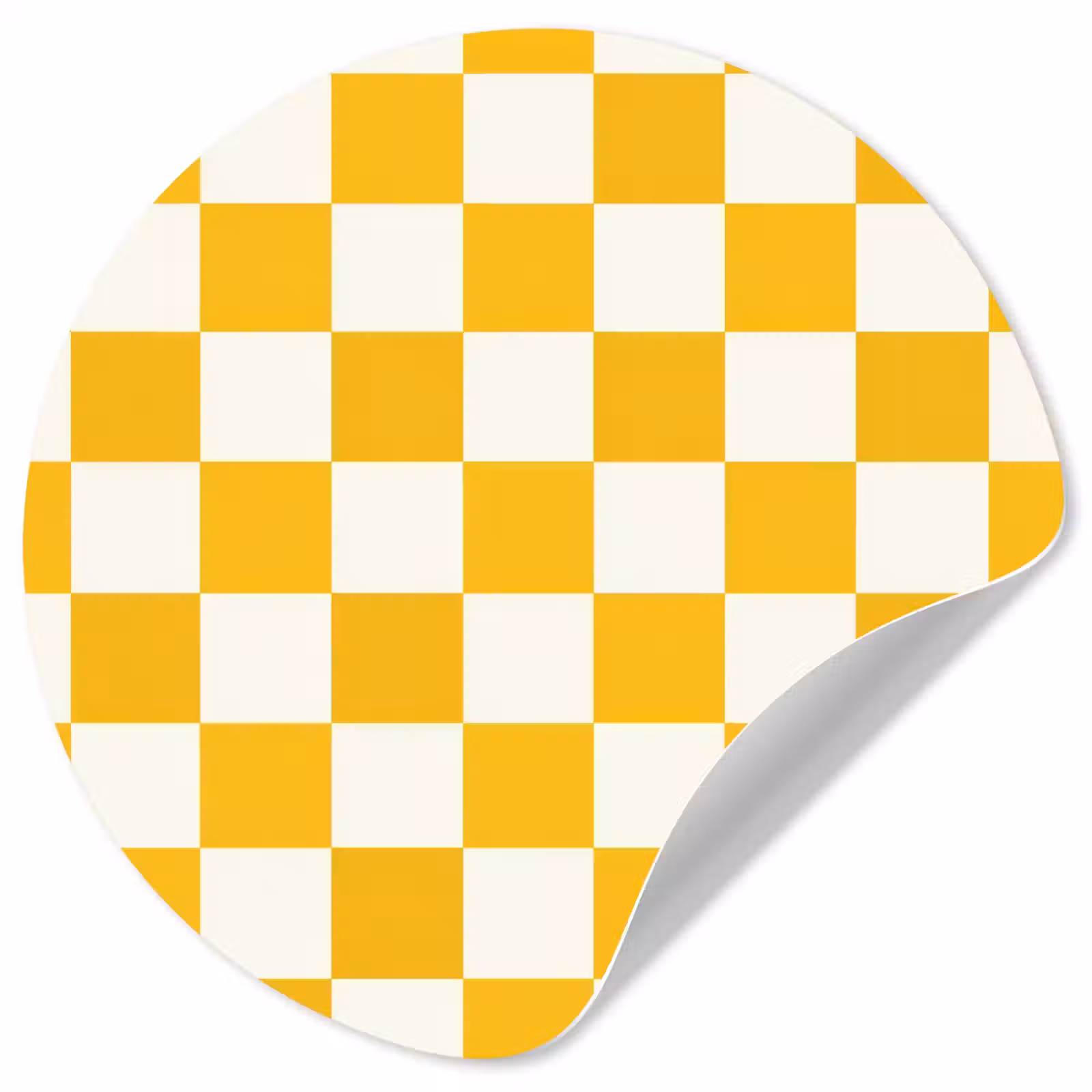 Behangcirkel - Traditioneel - Patroon - Geel — 1