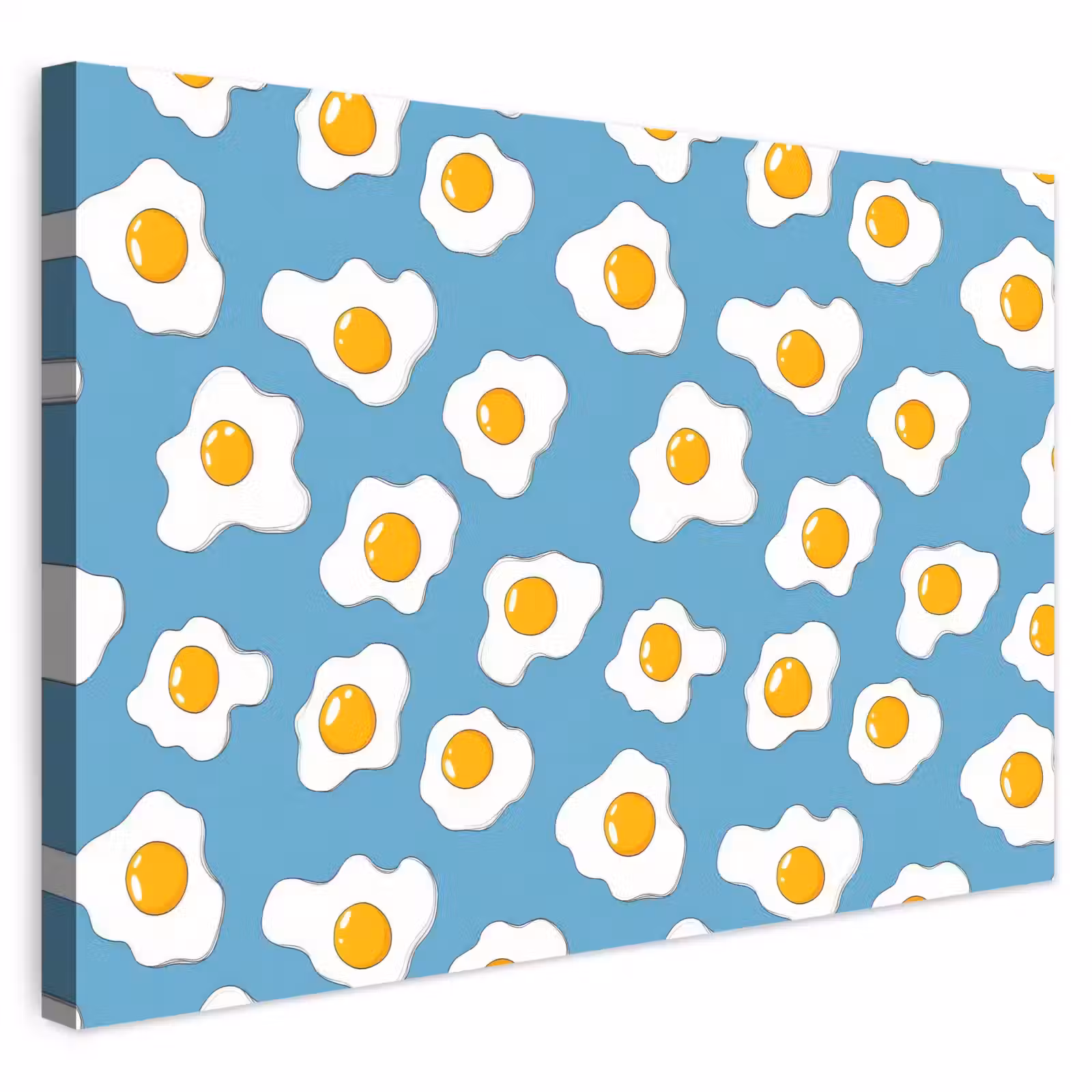 Buiten canvas - Eieren - Dooiers - Blauw — 1