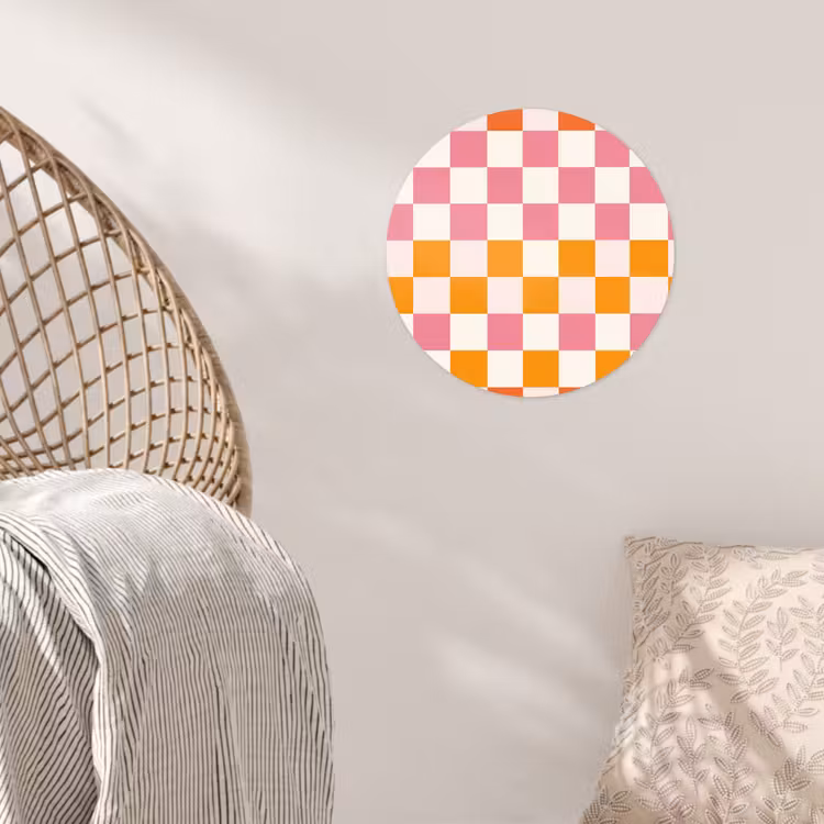 Behangcirkel - Vierkant - Patroon - Oranje — 5