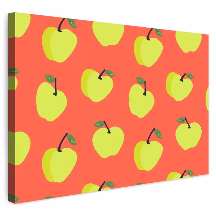 Buiten canvas - Appels - Modern - Groen — 1
