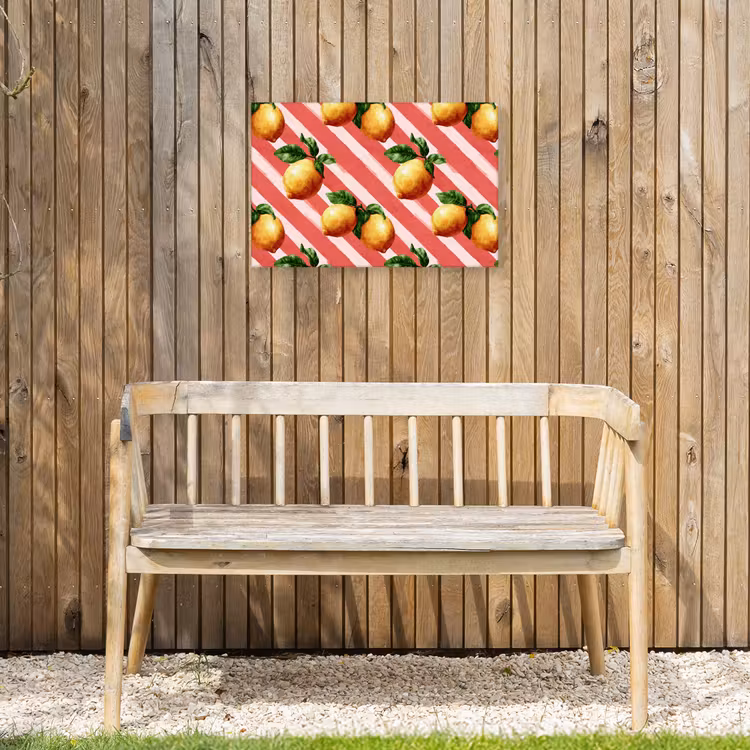 Buiten canvas - Citroen - Geïllustreerd - Oranje — 3