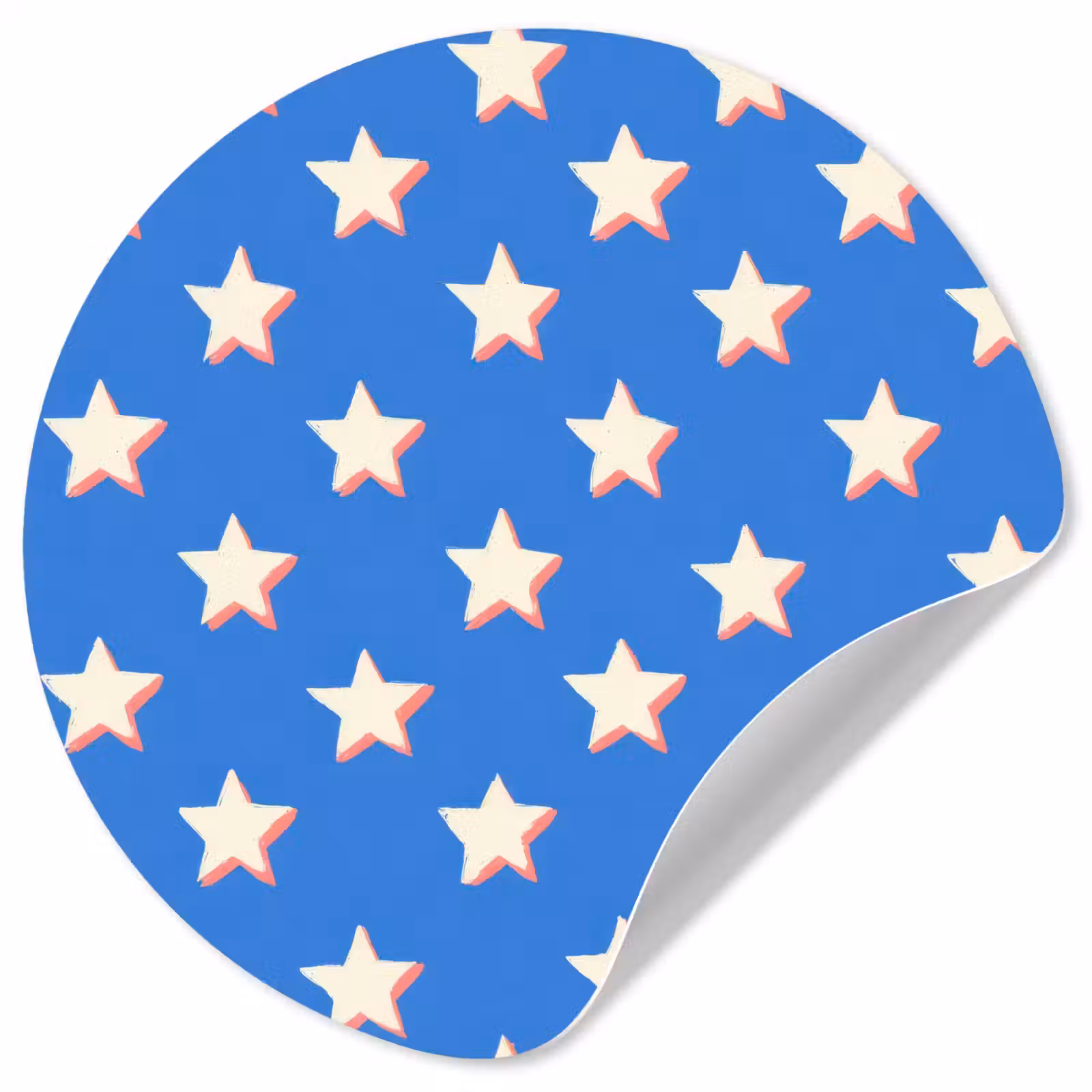 Behangcirkel - Sterren - Patroon - Blauw — 1