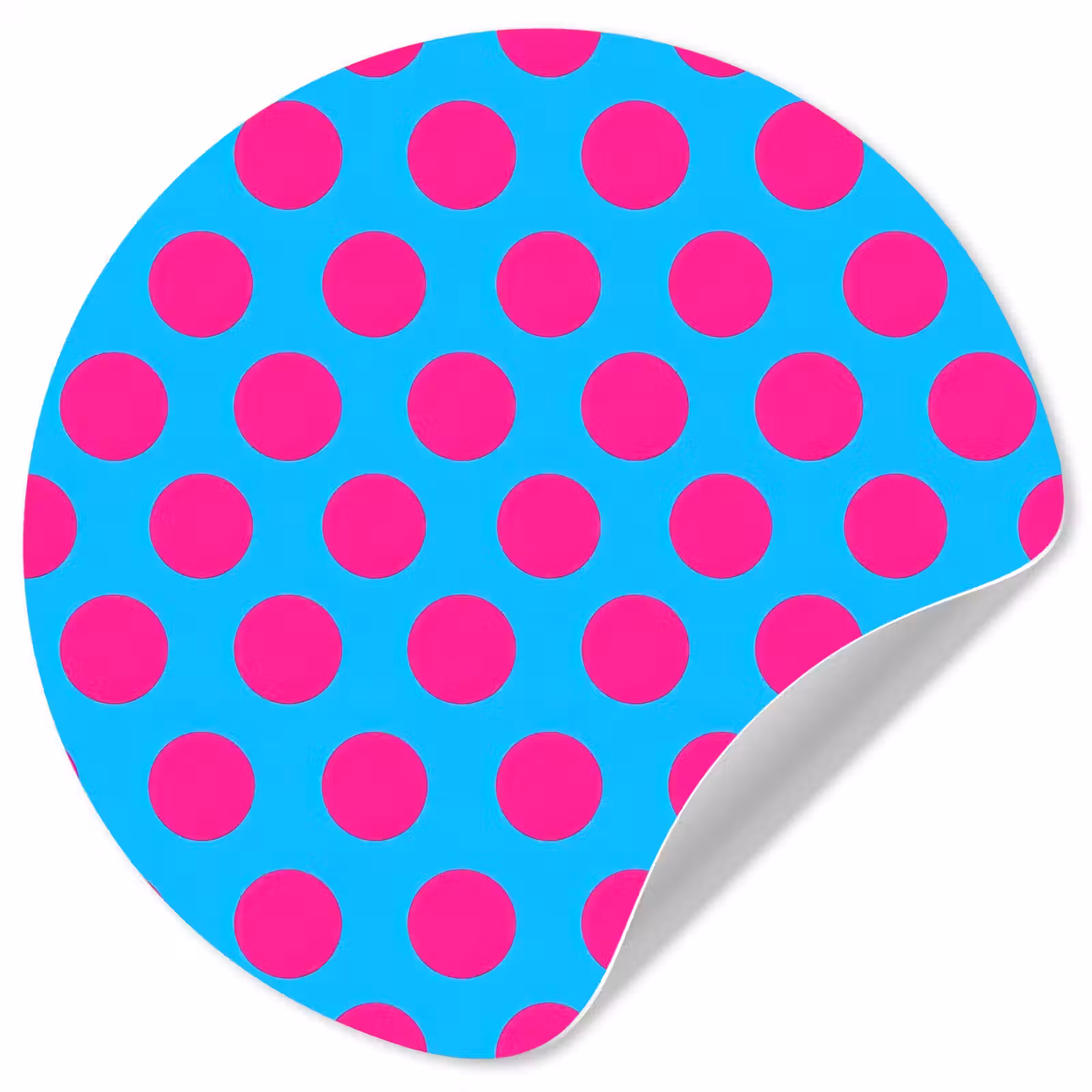 Behangcirkel - Stippen - Klassiek - Roze — 1
