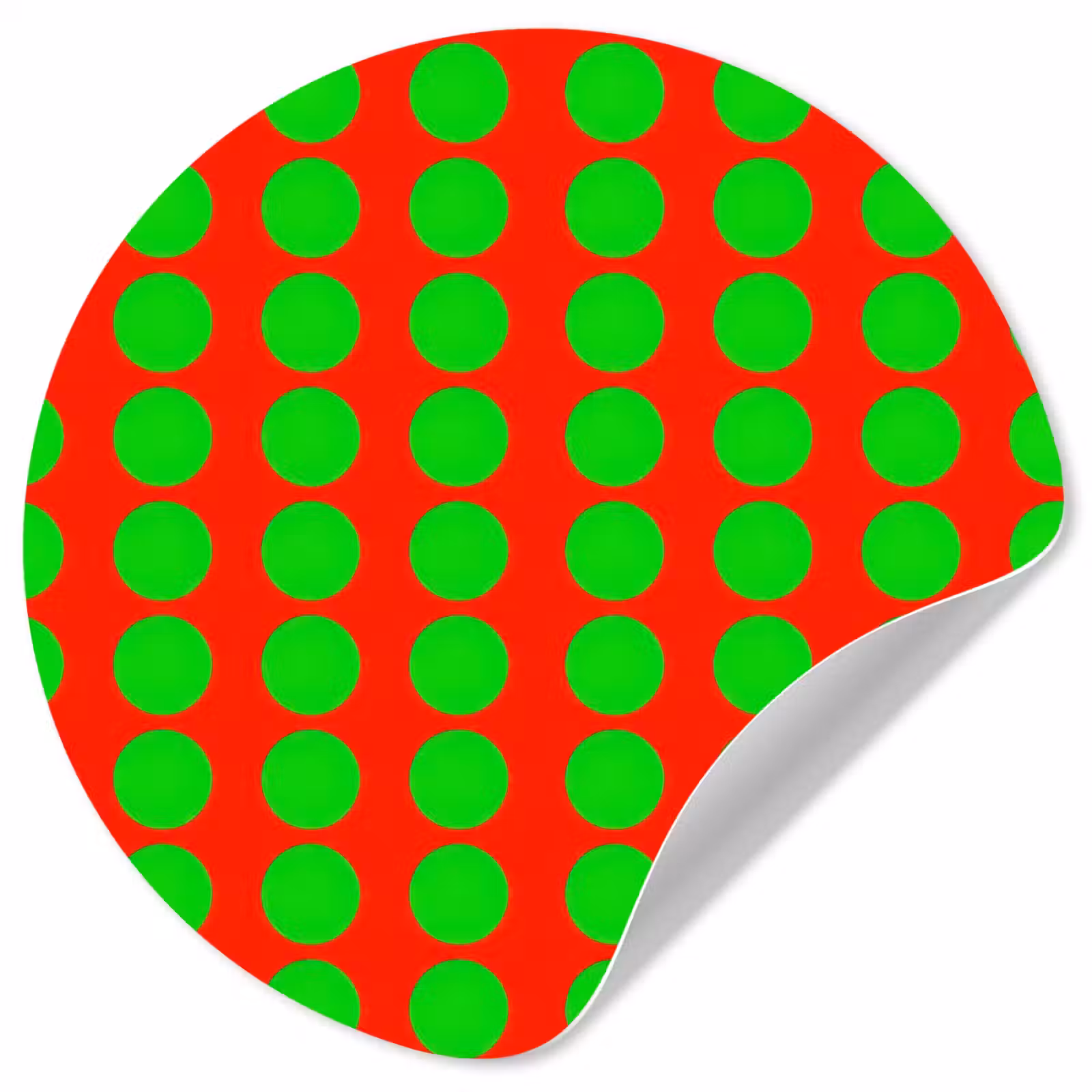 Behangcirkel - Stippen - Patroon - Groen — 1