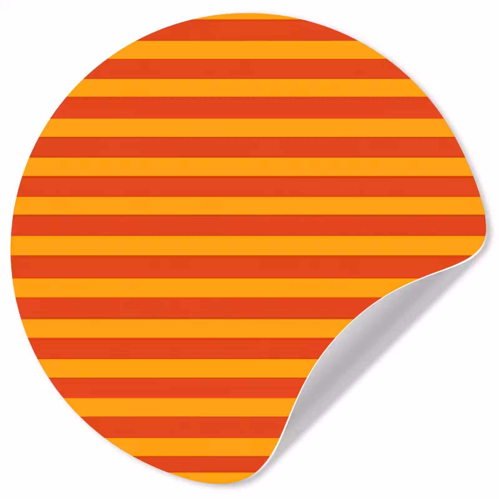 Behangcirkel - Strepen - Patroon - Oranje — 1