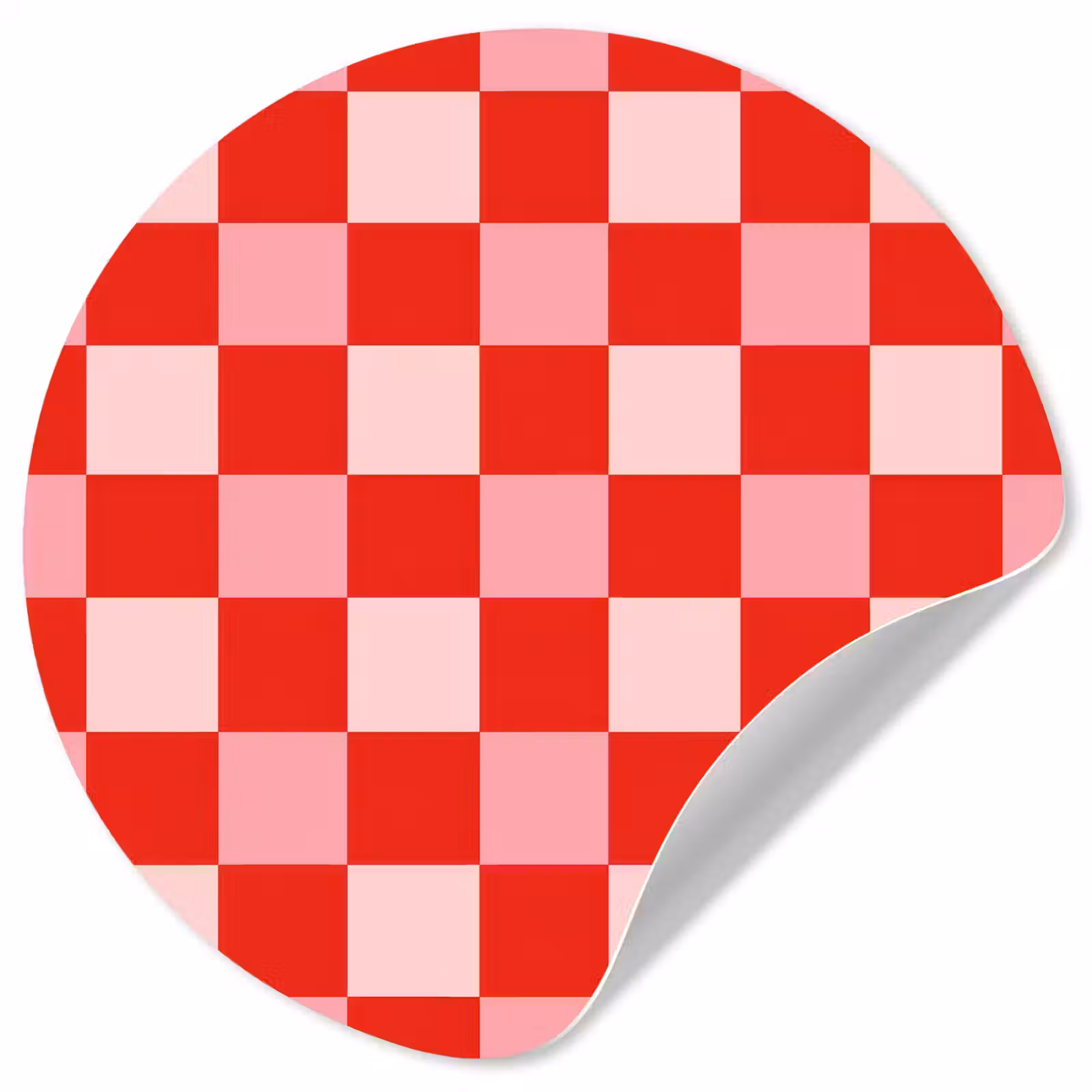 Behangcirkel - Vierkant - Klassiek - Rood — 1