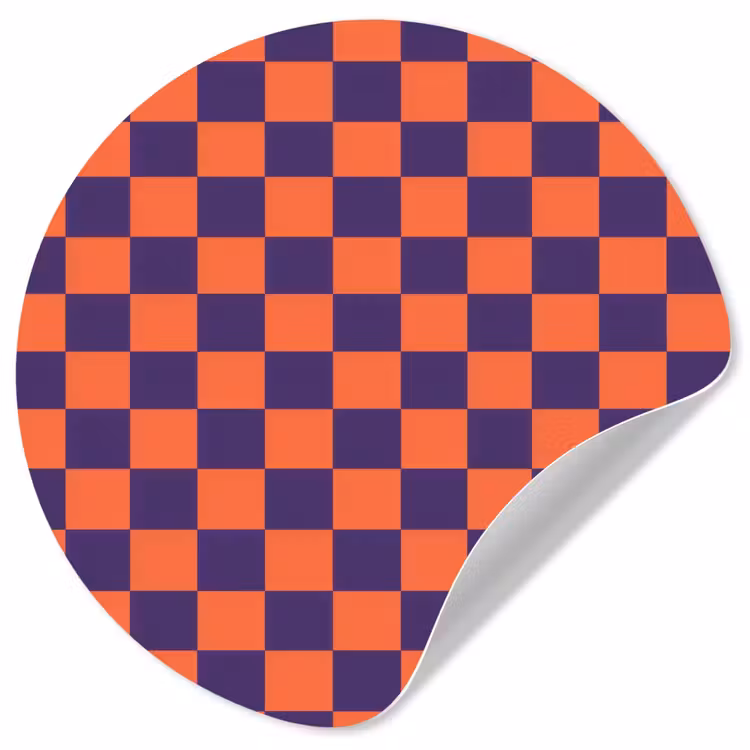Behangcirkel - Patroon - Klassiek - Paars — 1