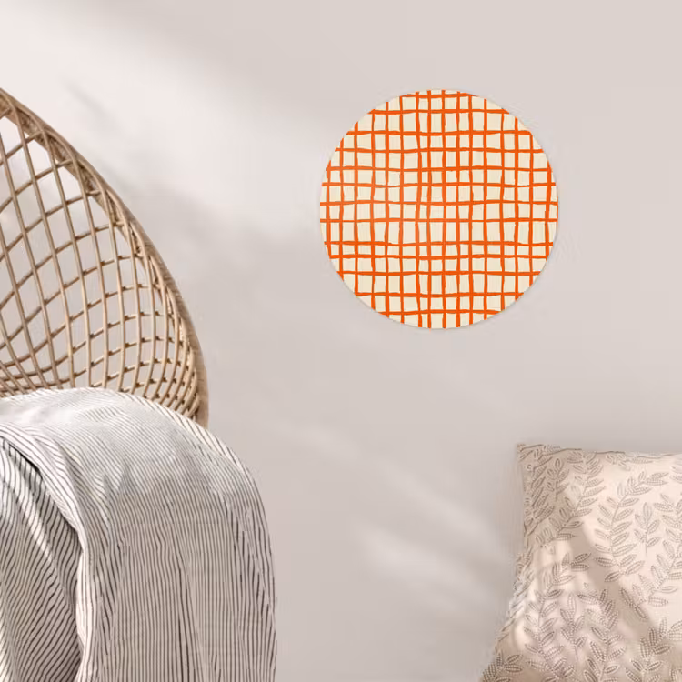 Behangcirkel - Patroon - Lijnen - Oranje — 5