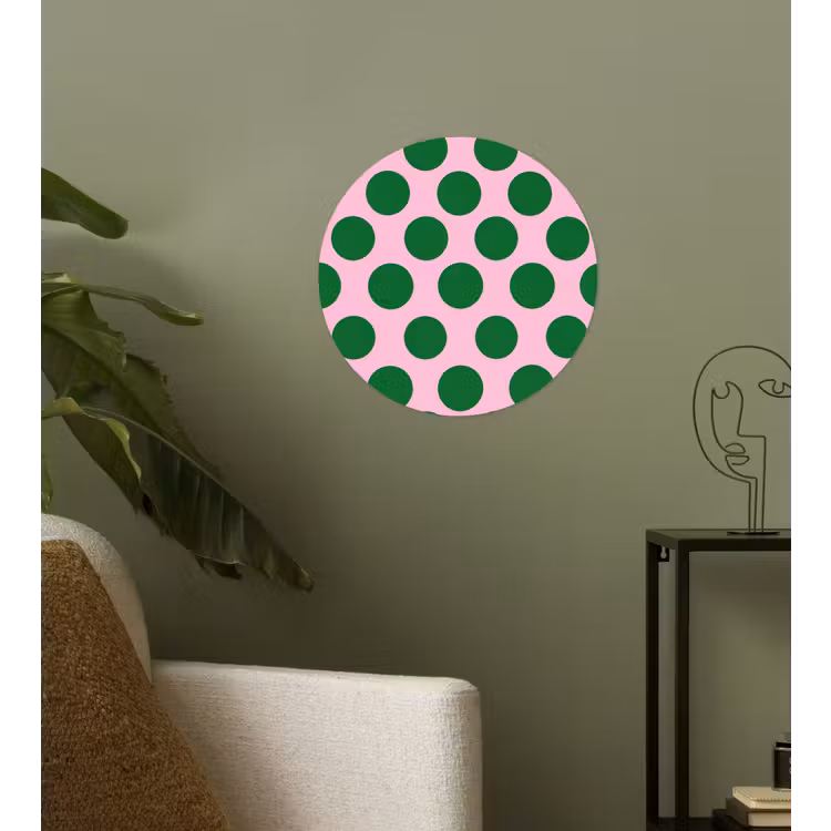 Behangcirkel - Polkadots - Patroon - Groen — 3