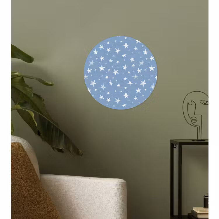Behangcirkel - Sterretjes - Patroon - Blauw — 3