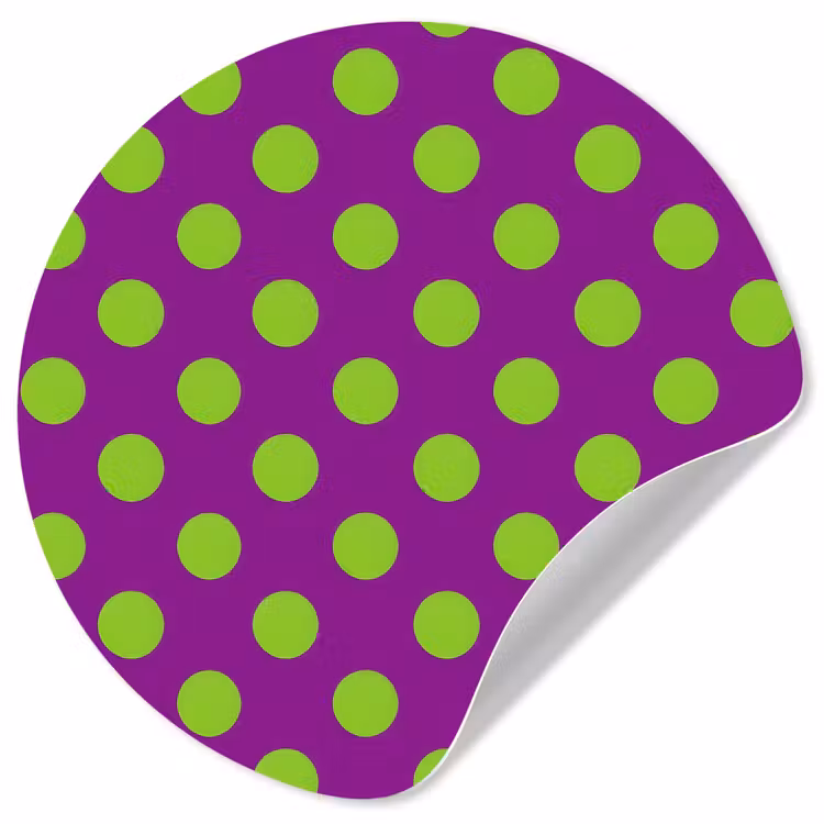 Behangcirkel - Stippen - Klassiek - Groen — 1