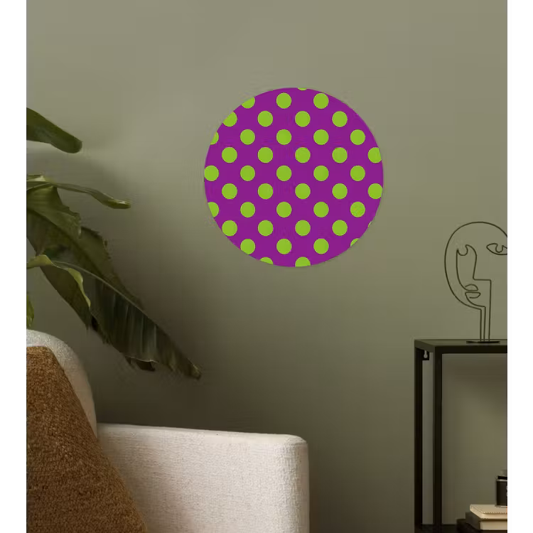 Behangcirkel - Stippen - Klassiek - Groen — 3