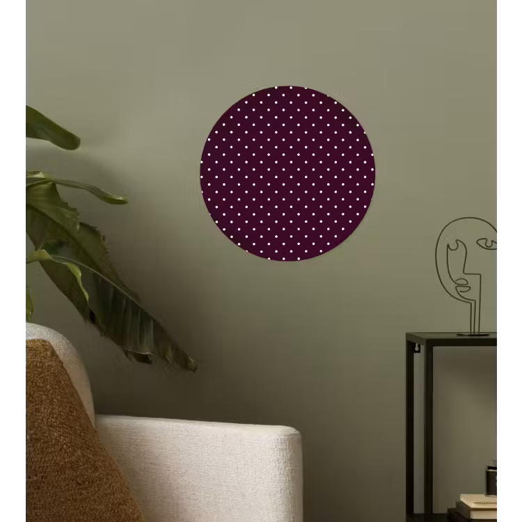 Behangcirkel - Stippen - Modern - Paars — 3