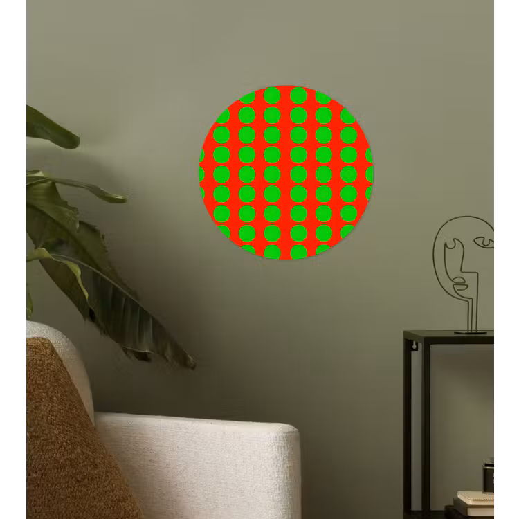 Behangcirkel - Stippen - Patroon - Groen — 3