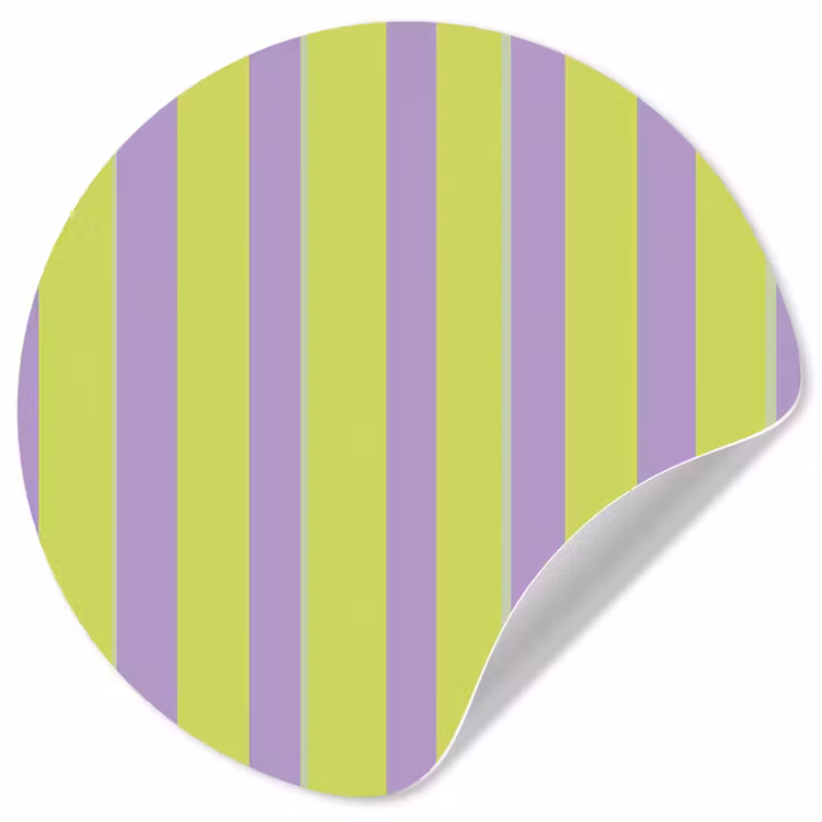Behangcirkel - Strepen - Patroon - Groen — 1
