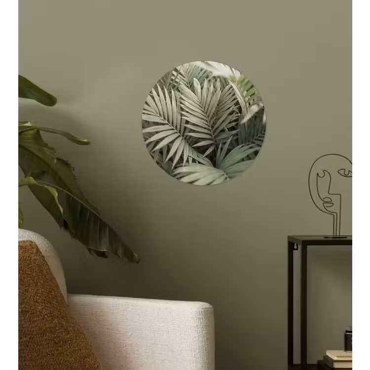 Behangcirkel - Plant - Palmbladeren - Natuur - Groen — 3