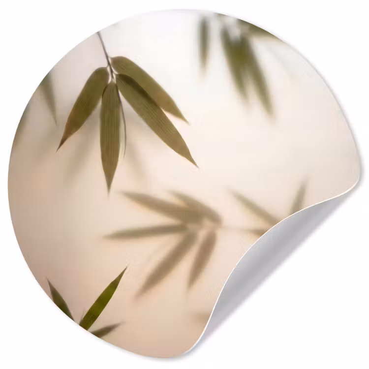 Behangcirkel - Planten - Bladeren - Natuur - Groen — 1