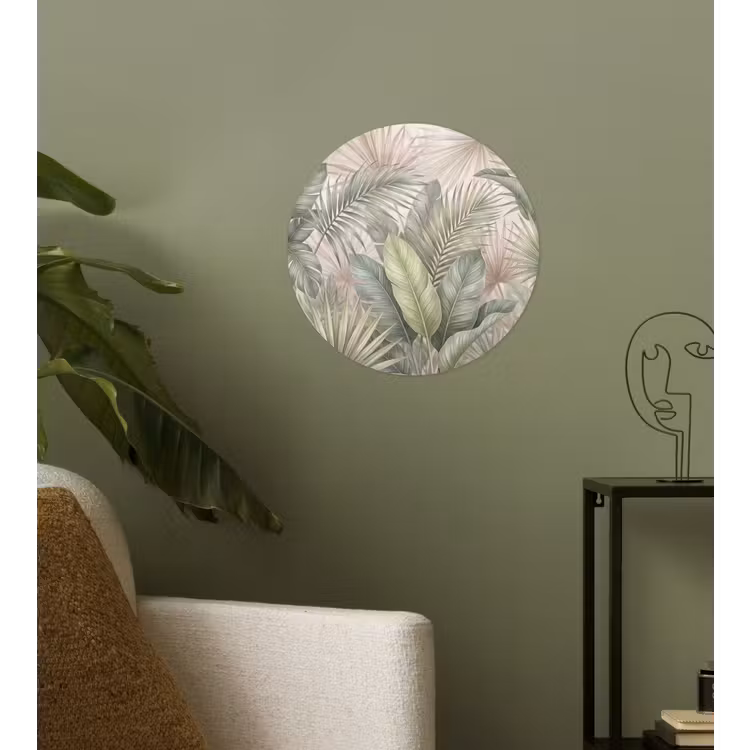 Behangcirkel - Planten - Tropisch - Bladeren - Groen - Natuur — 3