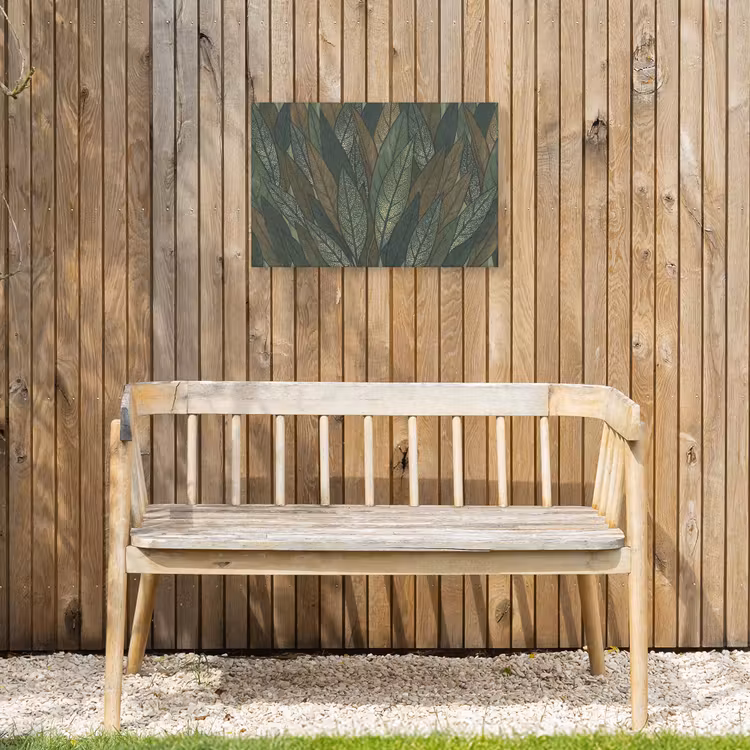 Buiten canvas - Bladeren - Patroon - Gestippeld - Natuur - Groen — 3