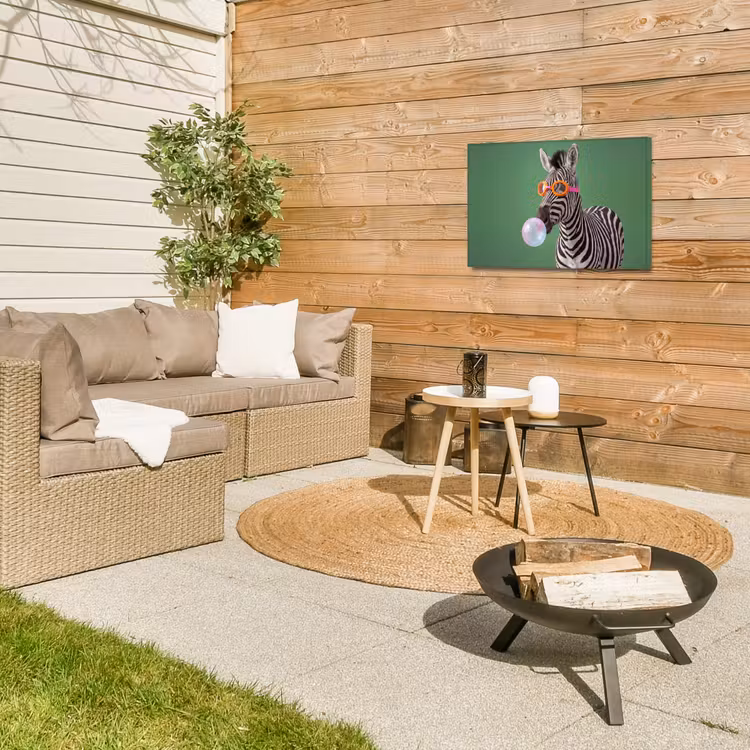 Buiten canvas - Dier - Bril - Bel - Modern - Groen — 5