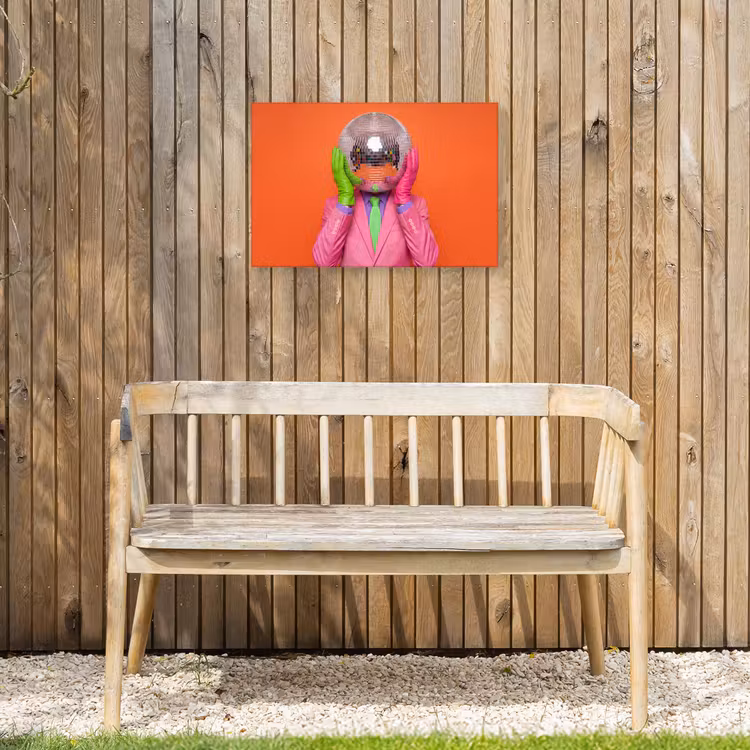 Buiten canvas - Kunst - Disco bal - Kleurrijk - Modern - Studio — 3