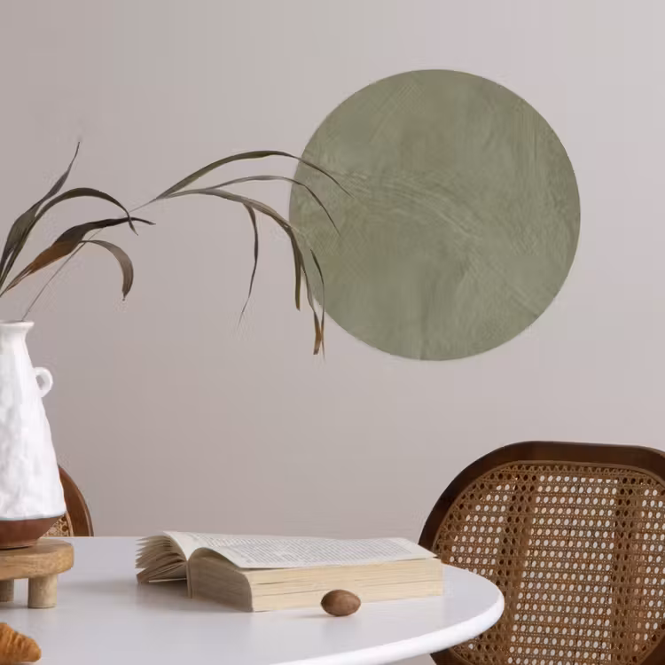 Behangcirkel - Textuur - Betonlook - Achtergrond - Modern - Groen — 4