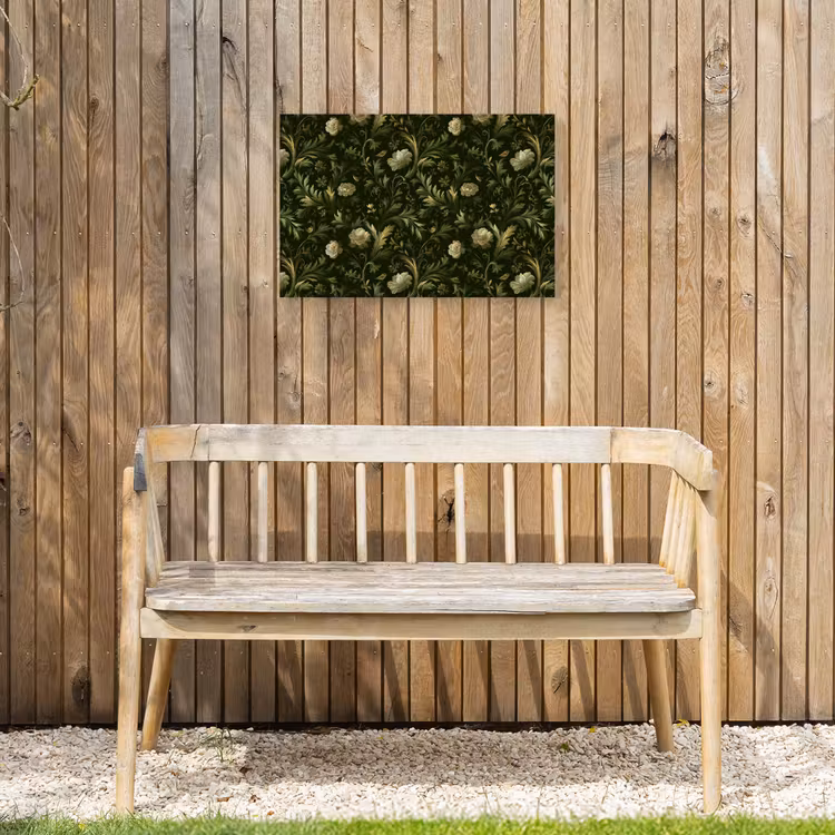Buiten canvas - Botanisch - Naadloos - Bloemen — 3