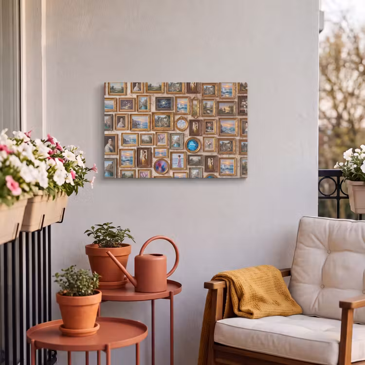 Buiten canvas - Interieur - Kunst - Collectie - Klassiek - Goud — 3