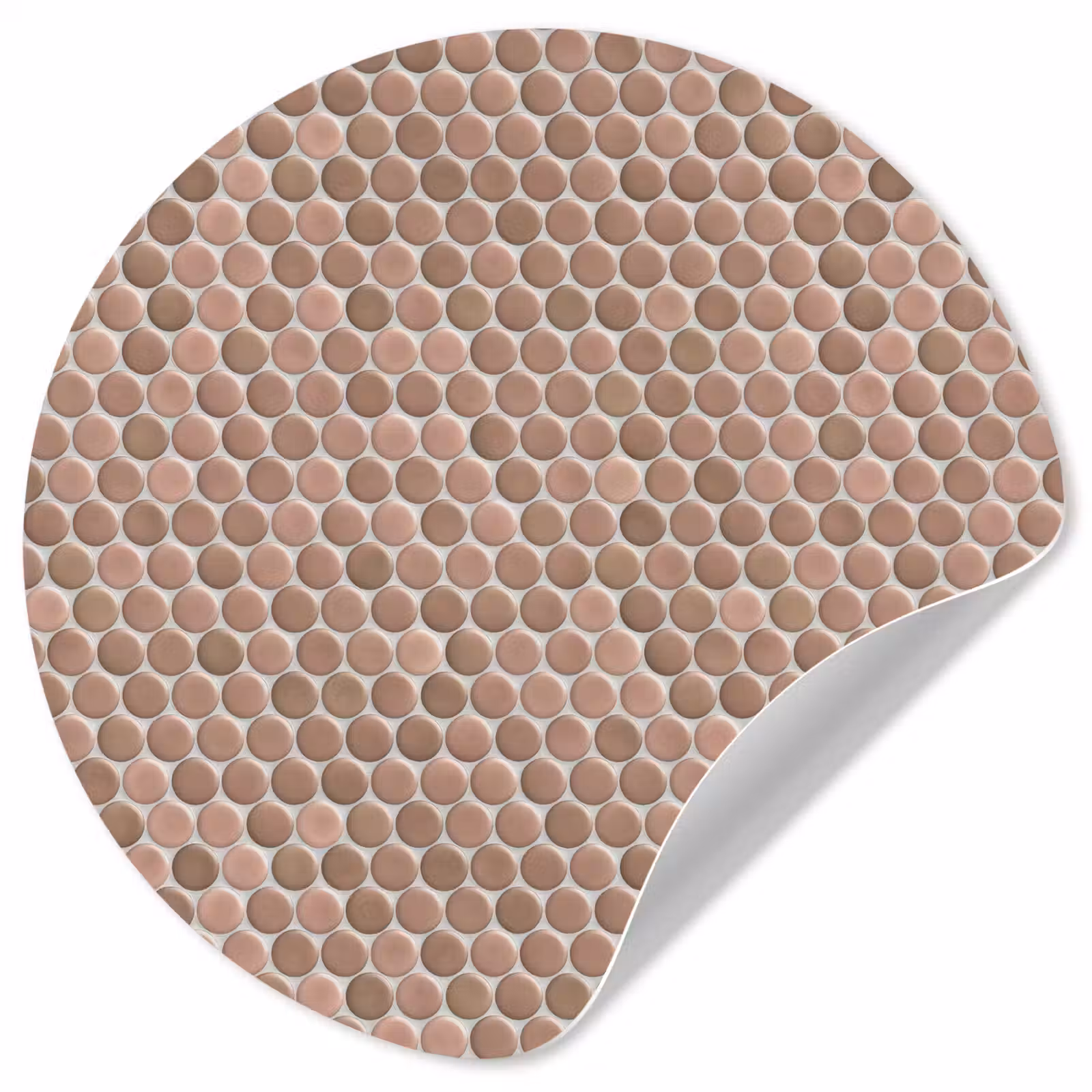 Behangcirkel - Penny - Mozaïek - Oudroze - Terracotta — 1