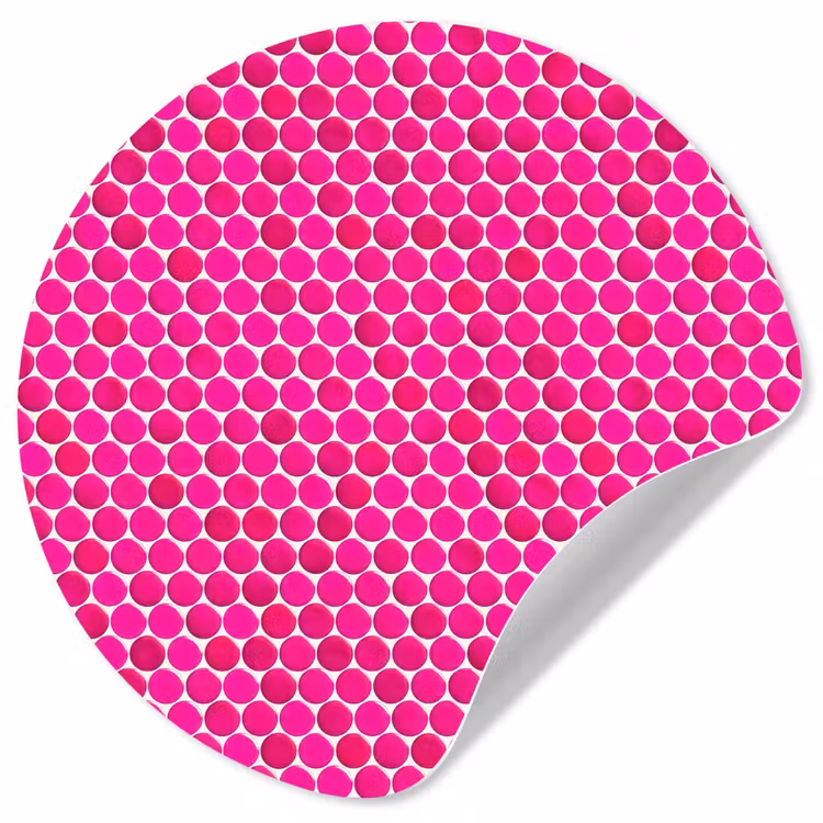 Behangcirkel - Penny - Mozaïek - Felroze — 1