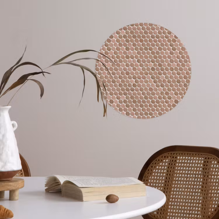 Behangcirkel - Penny - Mozaïek - Oudroze - Terracotta — 4