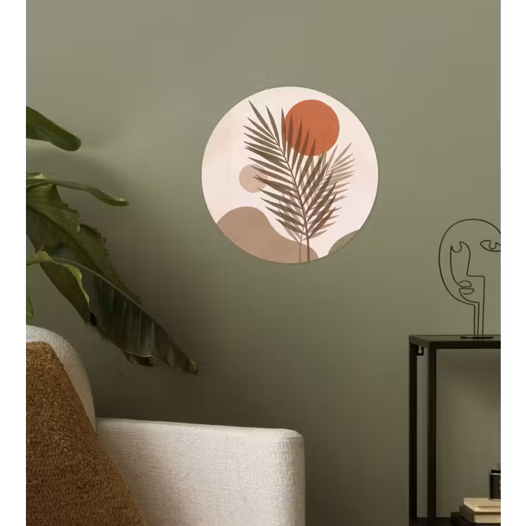 Behangcirkel - Planten - Bladeren - Abstract - Modern - Beige — 3
