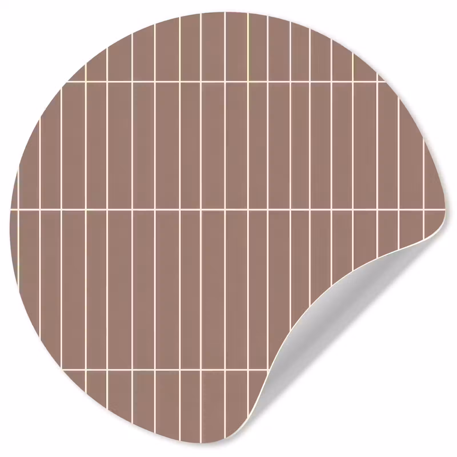 Behangcirkel - Verticaal - Wandtegel - Terracotta — 1