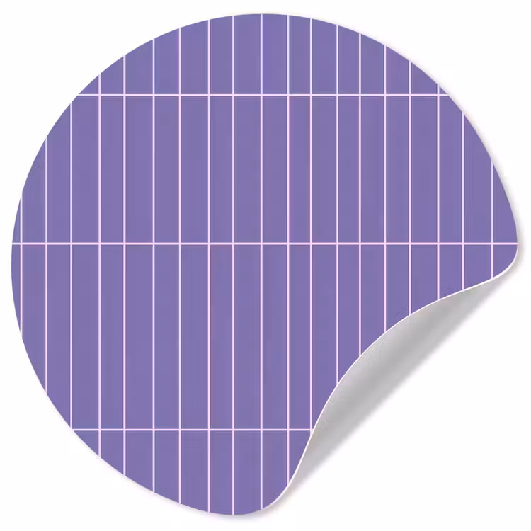 Behangcirkel - Patroon - Tegel - Lila — 1