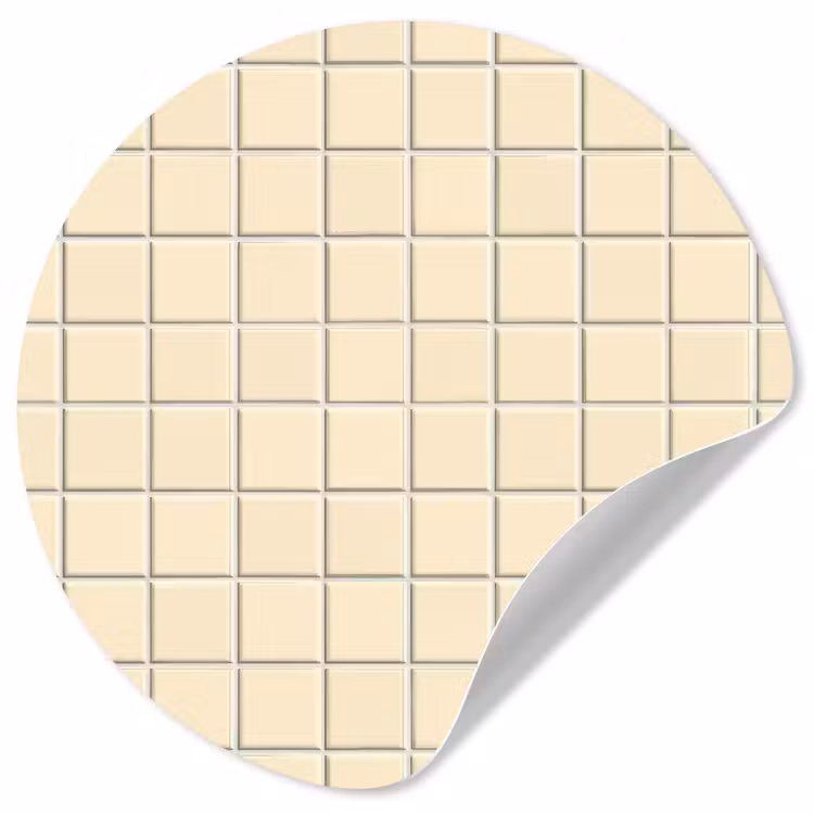 Behangcirkel - Patroon - Tegels - Gebroken - Wit — 1