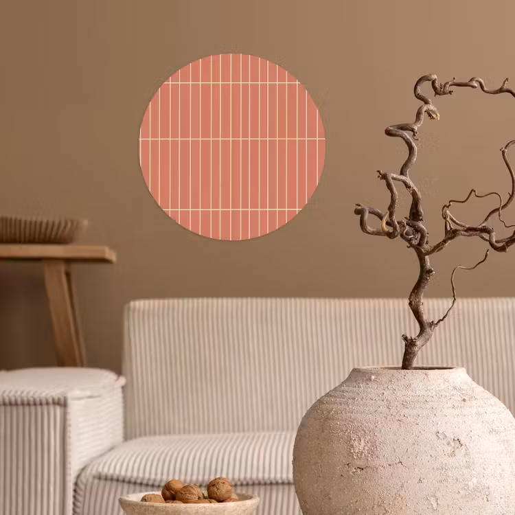 Behangcirkel - Patroon - Tegels - Terracotta — 2