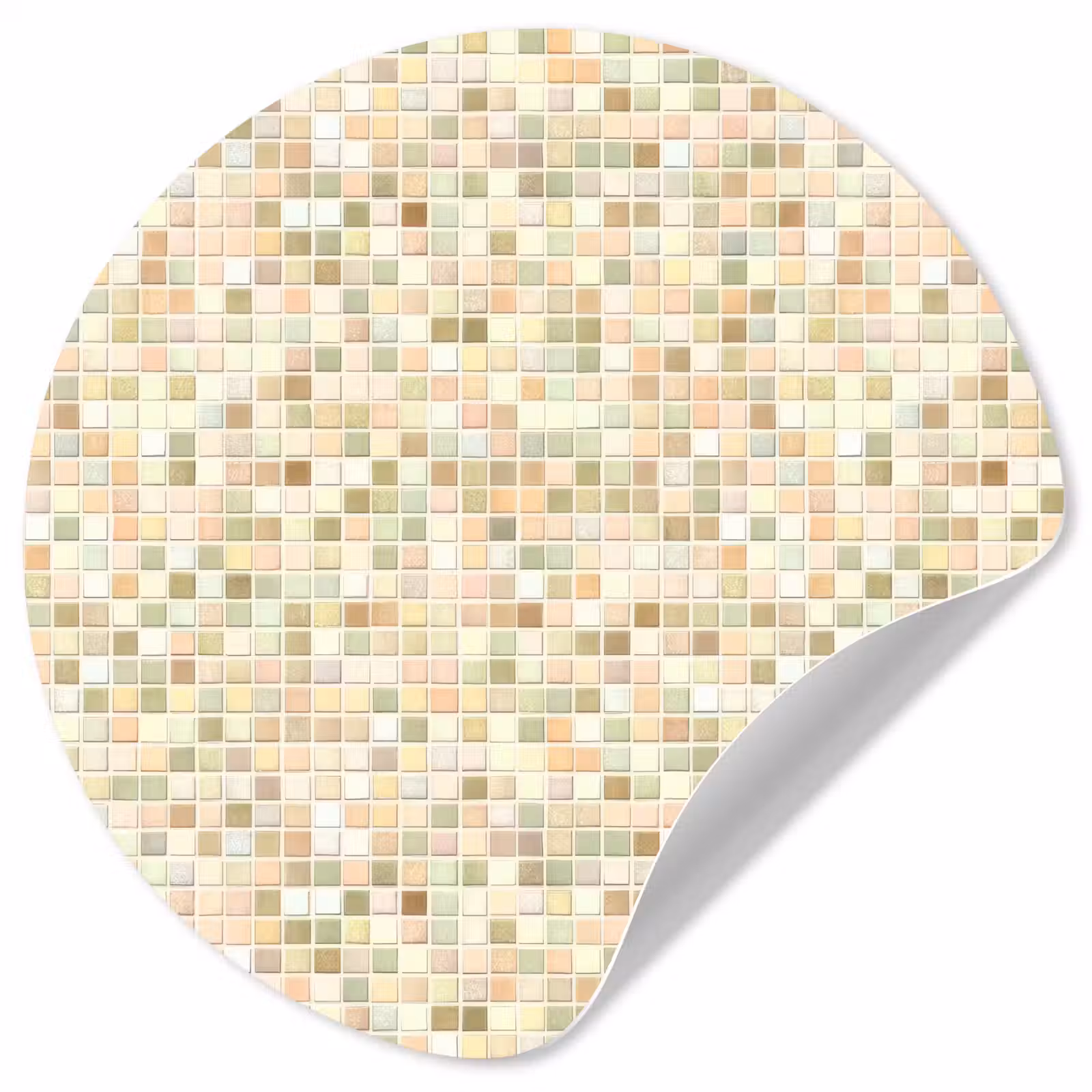 Behangcirkel - Mozaïek - Patroon - Beige — 1