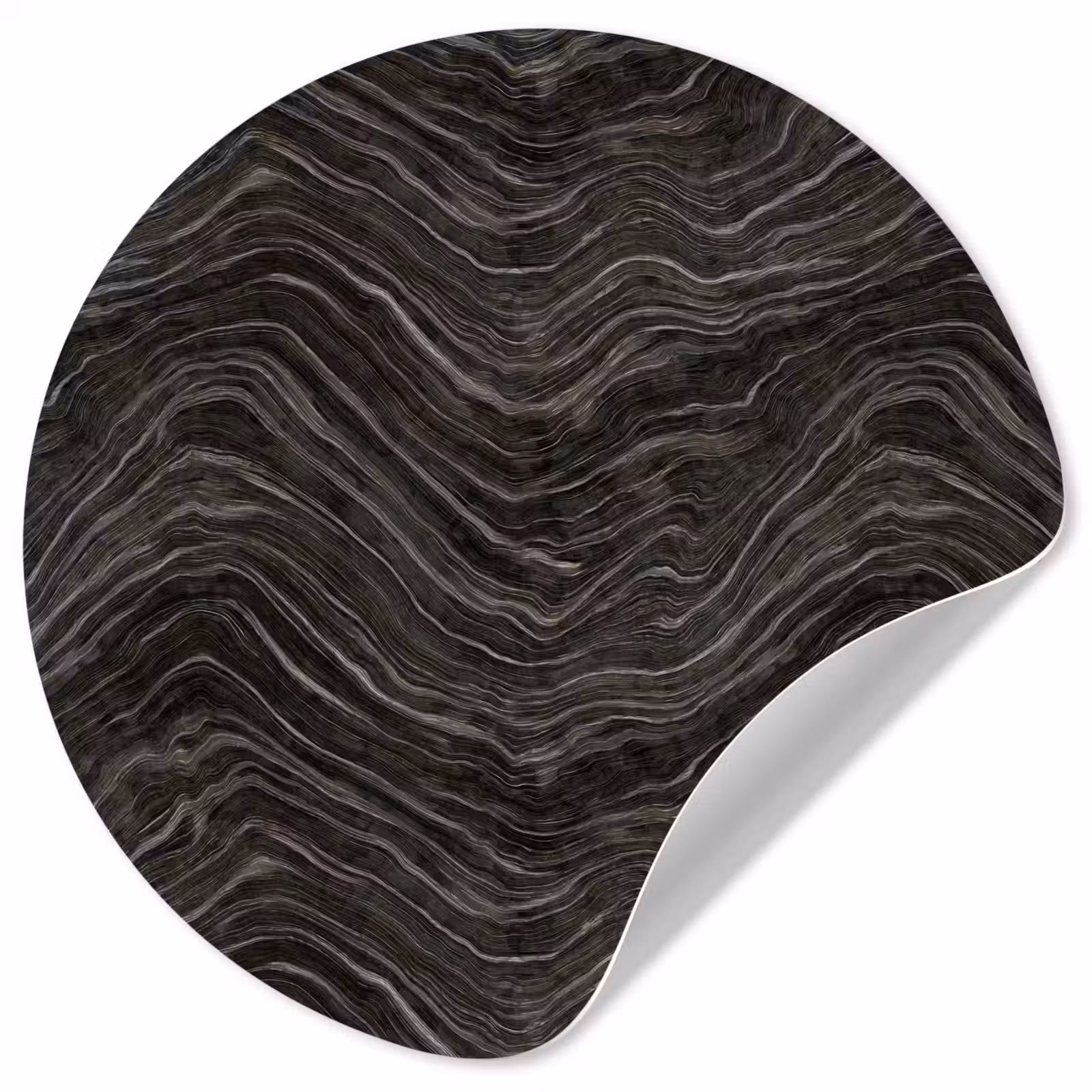 Behangcirkel - Patroon - Contrast - Antraciet — 1